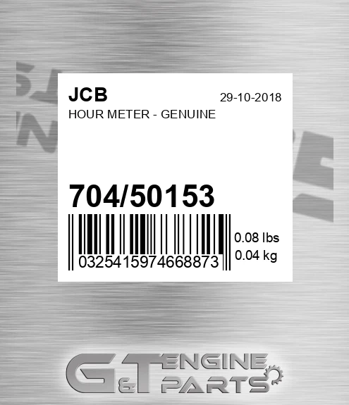 704/50153 Hour Meter - Genuine