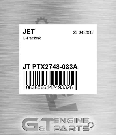 JT PTX2748-033A U-packing