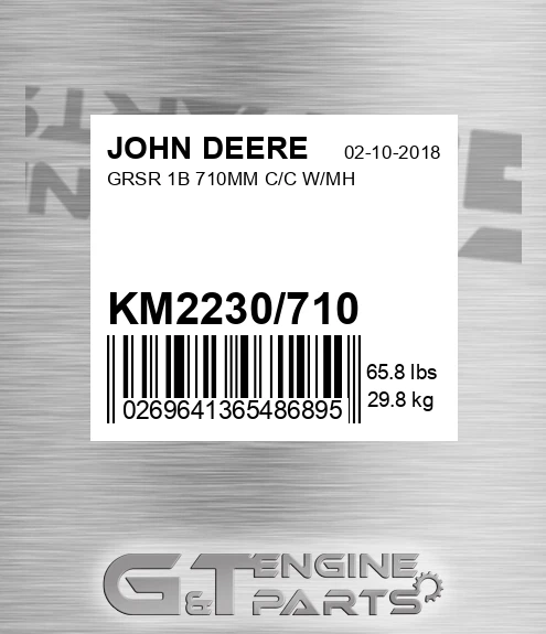 KM2230/710 Grsr 1b 710mm C/c W/mh