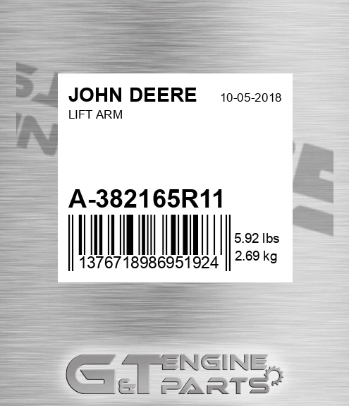 A-382165R11 Lift Arm for JOHN DEERE
