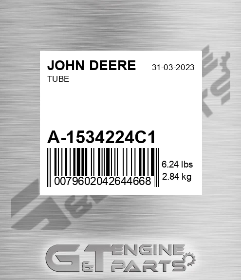 A-1534224C1 Tube for JOHN DEERE