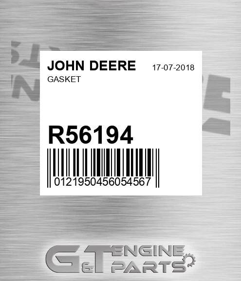 R56194 Gasket for JOHN DEERE