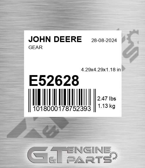 E52628 Gear for JOHN DEERE