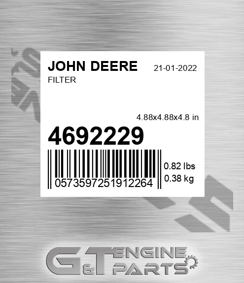 4692229 Filter for JOHN DEERE