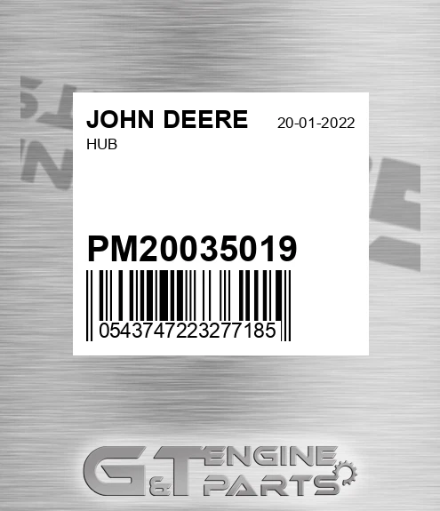PM20035019 Hub for JOHN DEERE