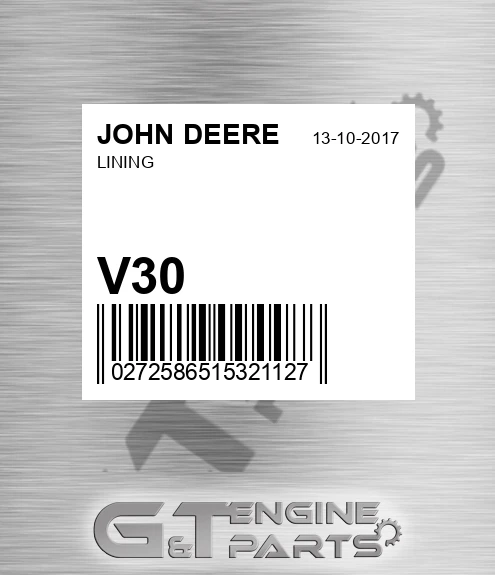 V30 Lining for JOHN DEERE