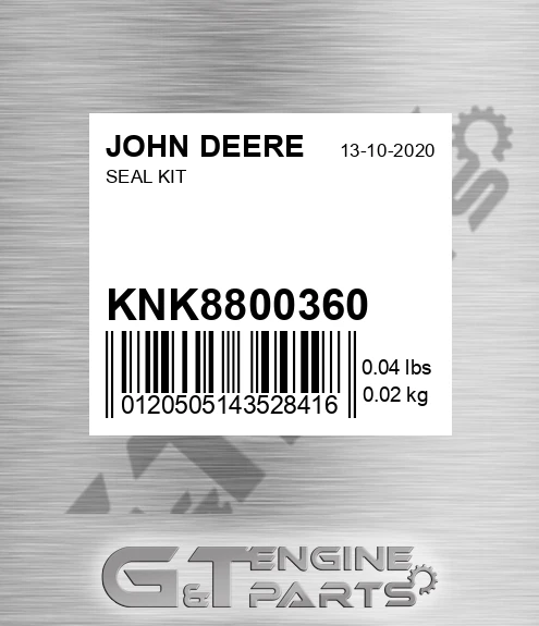 KNK8800360 Seal Kit for JOHN DEERE