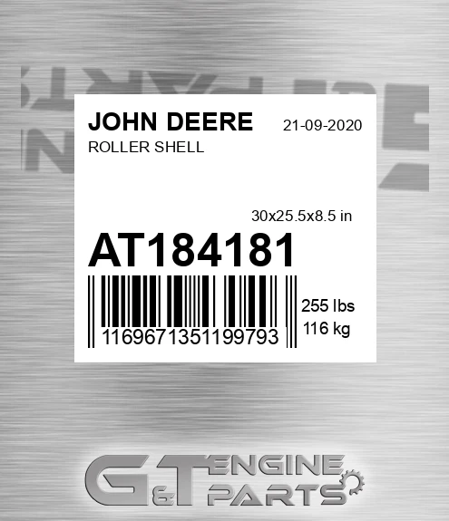 AT184181 Roller Shell for JOHN DEERE