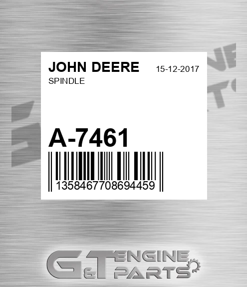 A-7461 Spindle for JOHN DEERE