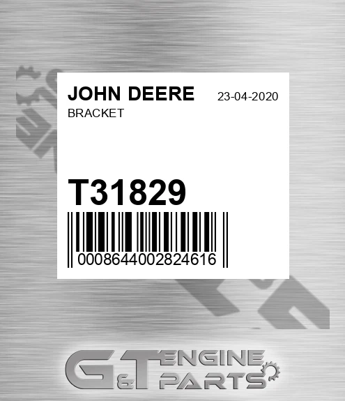 T31829 Bracket for JOHN DEERE