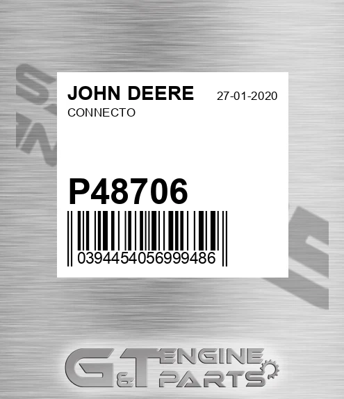 P48706 Connecto for JOHN DEERE