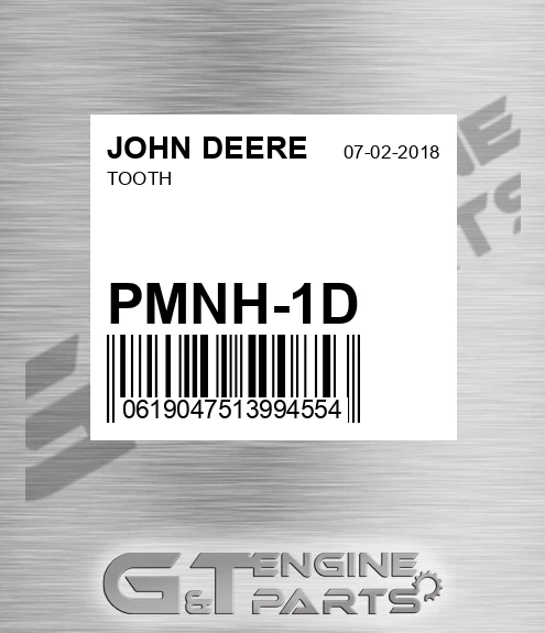 PMNH-1D Tooth for JOHN DEERE