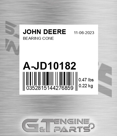 A-JD10182 Bearing Cone for JOHN DEERE