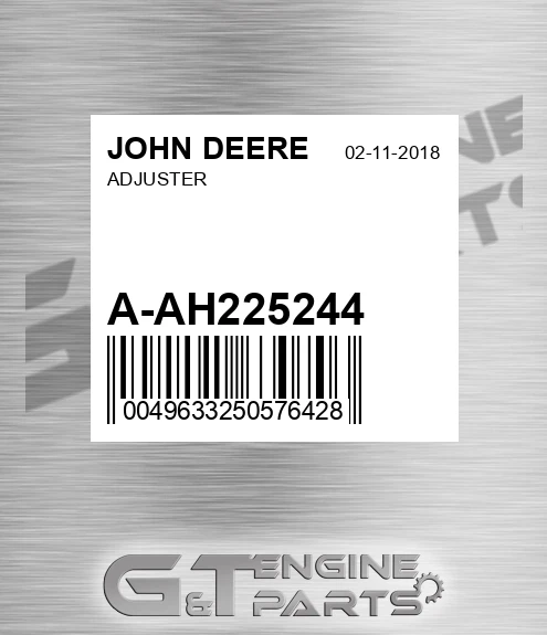 A-AH225244 Adjuster for JOHN DEERE