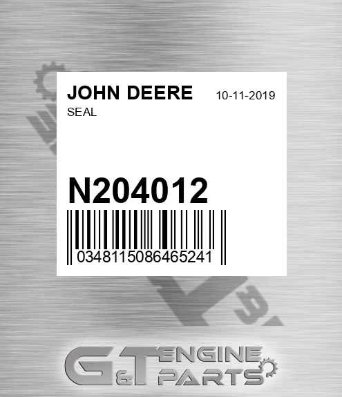 N204012 Seal for JOHN DEERE