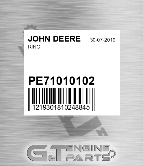 PE71010102 Ring for JOHN DEERE