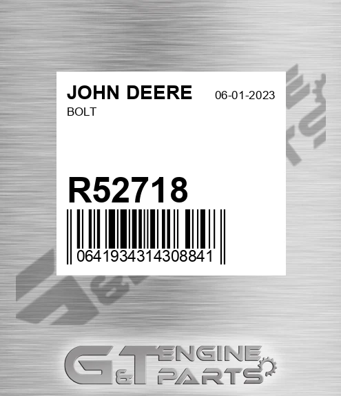 R52718 JOHN DEERE Bolt