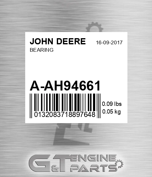 A-AH94661 Bearing for JOHN DEERE