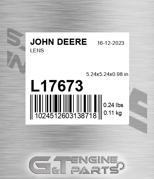 L17673 Lens for JOHN DEERE
