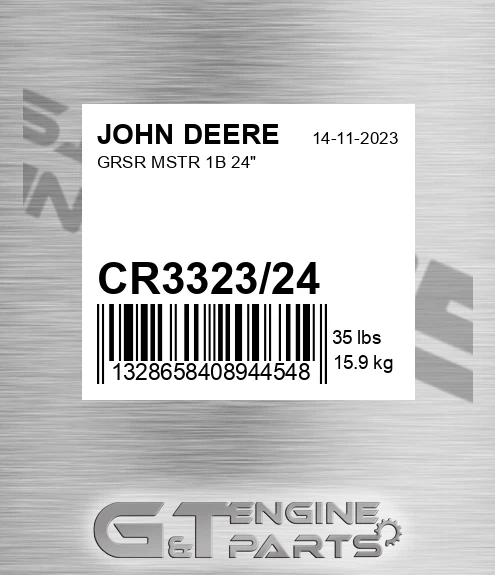 CR3323/24 Grsr Mstr 1b 24" for JOHN DEERE
