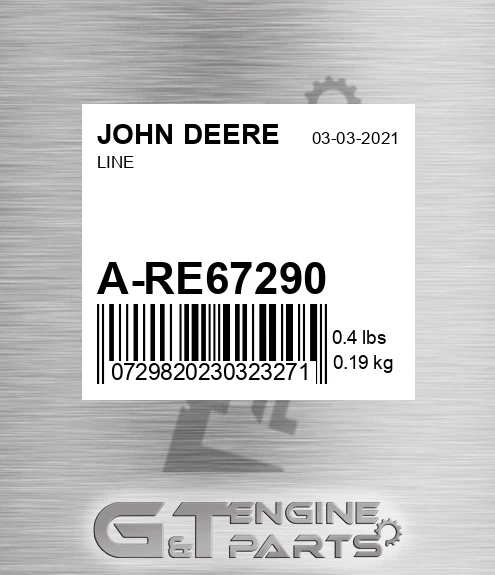 A-RE67290 Line for JOHN DEERE
