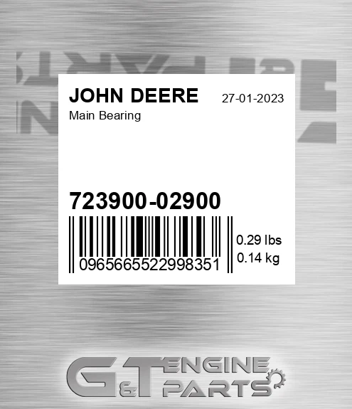 723900-02900 Main Bearing