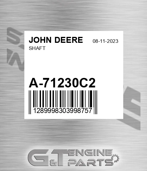 A-71230C2 Shaft for JOHN DEERE