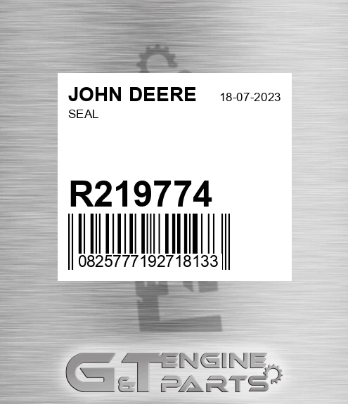 R219774 Seal for JOHN DEERE