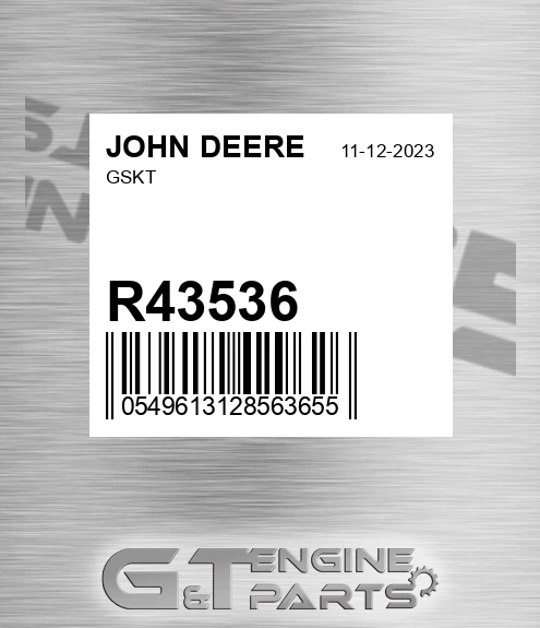 R43536 Gskt for JOHN DEERE