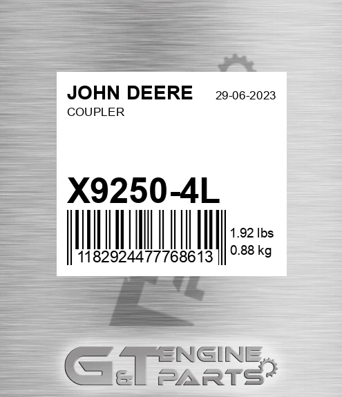 X9250-4L Coupler for JOHN DEERE