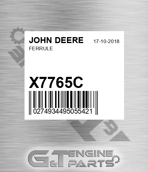 X7765C Ferrule for JOHN DEERE