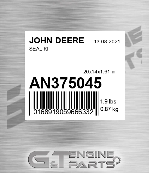 AN375045 Seal Kit for JOHN DEERE