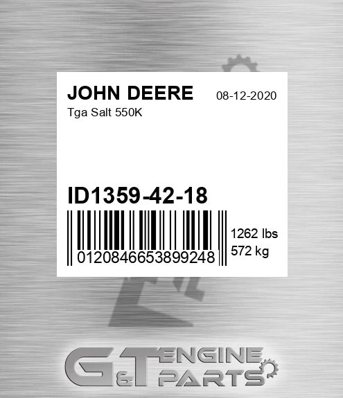 ID1359-42-18 Tga Salt 550k