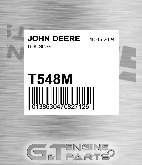 T548M Housing for JOHN DEERE