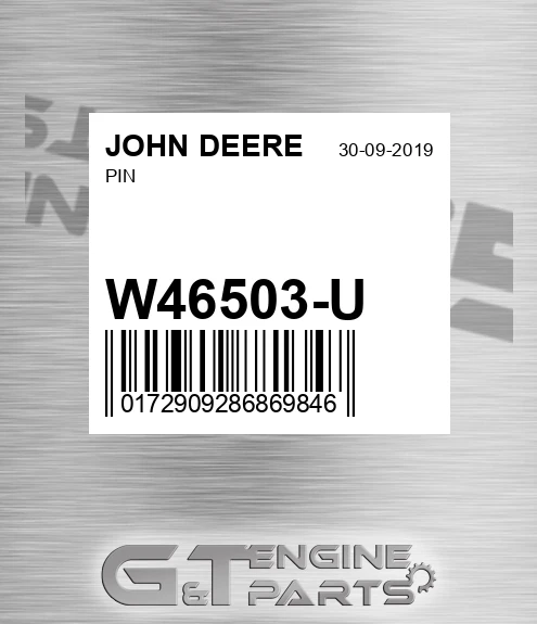 W46503-U Pin for JOHN DEERE