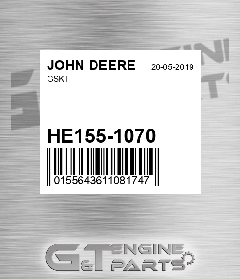 HE155-1070 Gskt for JOHN DEERE
