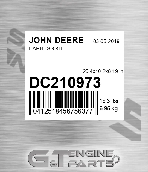 DC210973 Harness Kit for JOHN DEERE