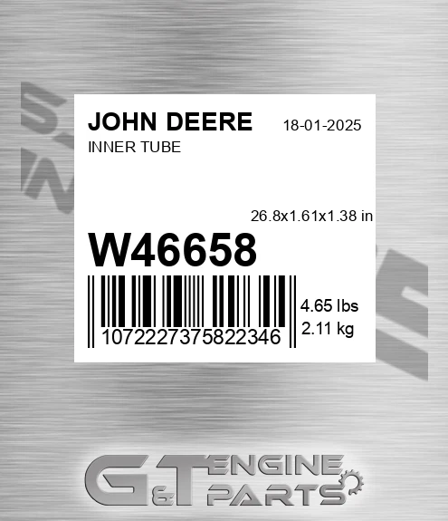 W46658 Inner Tube for JOHN DEERE