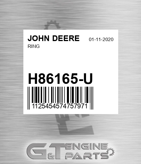 H86165-U Ring for JOHN DEERE