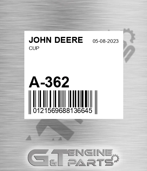 A-362 Cup for JOHN DEERE