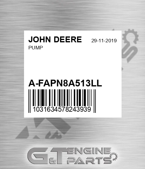 A-FAPN8A513LL Pump for JOHN DEERE