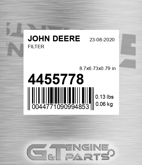 4455778 Filter for JOHN DEERE