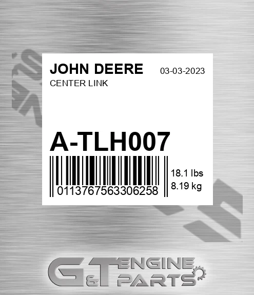 A-TLH007 Center Link for JOHN DEERE