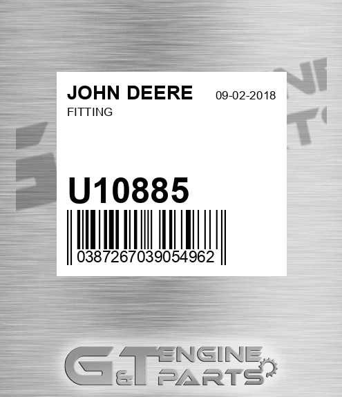 U10885 Fitting for JOHN DEERE