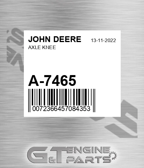 A-7465 Axle Knee for JOHN DEERE