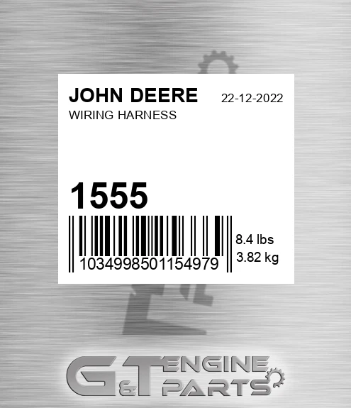 1555 Wiring Harness for JOHN DEERE