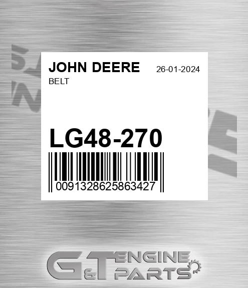 LG48-270 Belt for JOHN DEERE