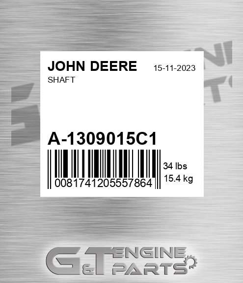 A-1309015C1 Shaft for JOHN DEERE