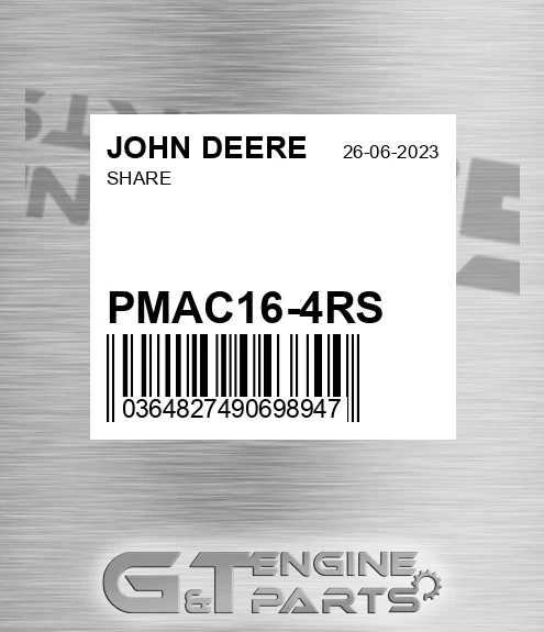 PMAC16-4RS Share for JOHN DEERE