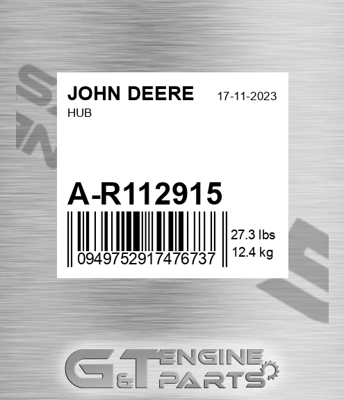 A-R112915 Hub for JOHN DEERE